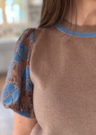 The Latte and Lace Sweater