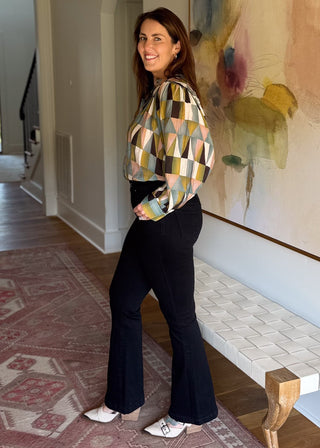 Modern Mosaic Blouse