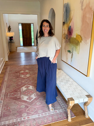 Stone Grey Boxy Tee