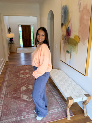 Soft Peach Sweatshirt