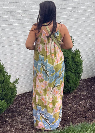 Meadow Song Silk Dress