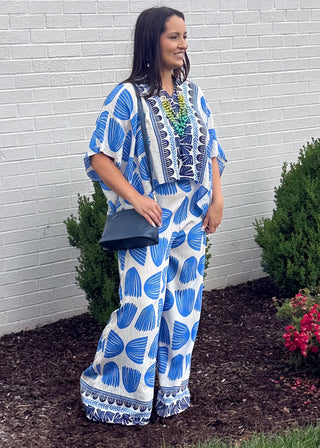Relaxed Elegance V-Neck Short Sleeve Lounge Set