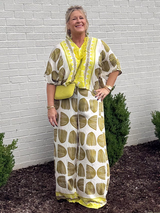 Relaxed Elegance V-Neck Short Sleeve Lounge Set