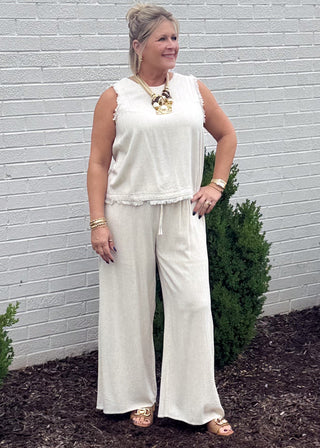 Modern Ease Wide-Leg Sleeveless Set