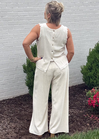Modern Ease Wide-Leg Sleeveless Set