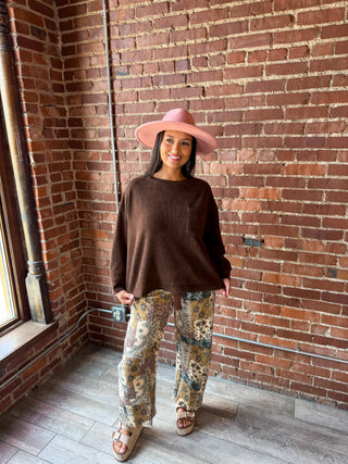 Backroads Corduroy Pullover