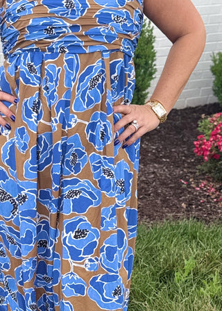 Wildflower Charm Ruched Jumpsuit