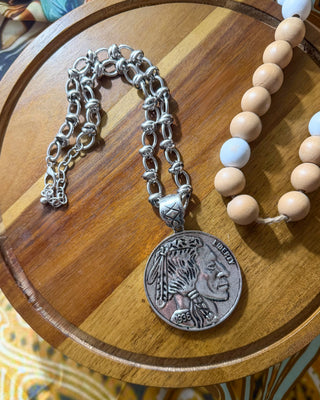 Buffalo Trail Statement Necklace