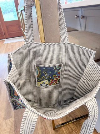 Quilted Pattern Tote
