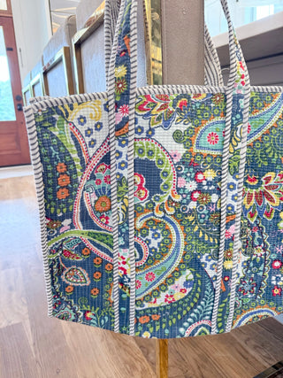 Quilted Pattern Tote