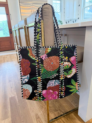 Quilted Pattern Tote