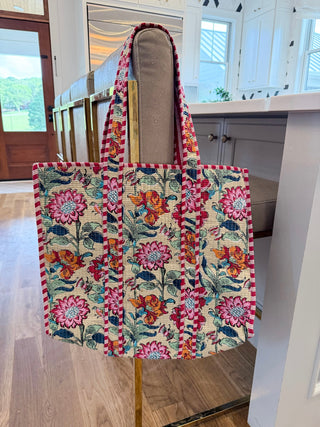 Quilted Pattern Tote