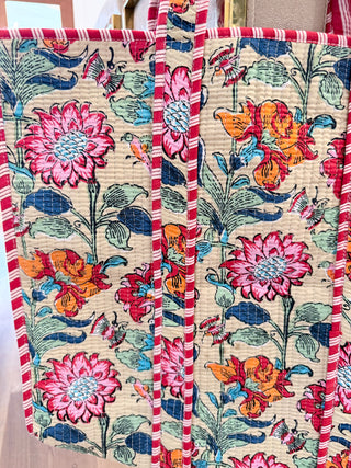 Quilted Pattern Tote