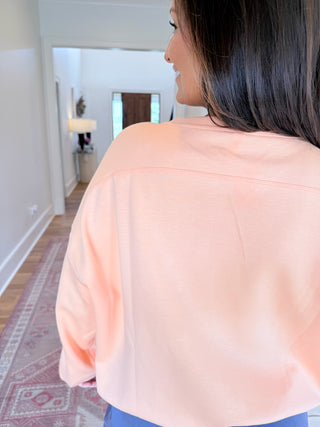 Soft Peach Sweatshirt