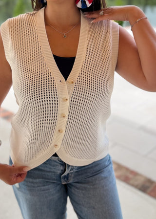 Sweet Magnolia Sweater Vest