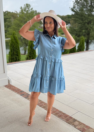 Denim Daydream Mini Dress