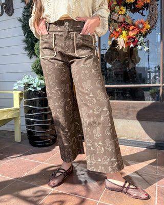 Wild West Wide Leg Pant