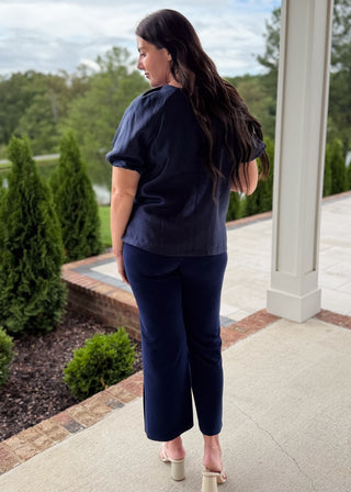 Navy Tide Comfort Pants