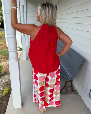 Bubble Wide Leg Pants