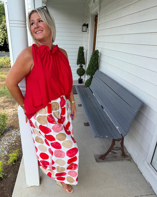 Bubble Wide Leg Pants