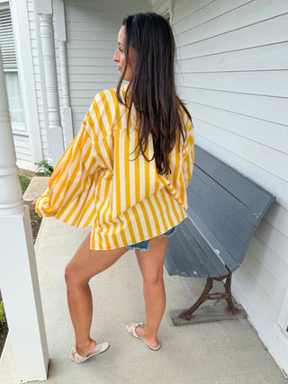 SUNNY STRIPE BUTTON DOWN