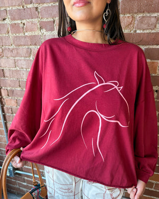 Wild Mustang Graphic Sweatshirt
