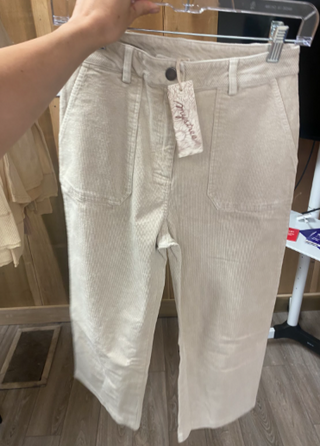 Whipped Cream Corduroy Pants