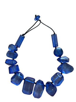 Modern Mosaic Resin Necklace
