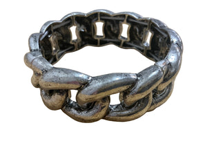 Vintage Aura Silver Stretch Bracelet