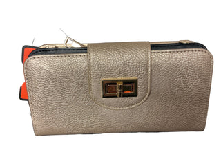 TURN LOCK CROSSBODY WALLET