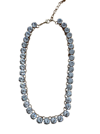 Crystal Cascade Statement Necklace